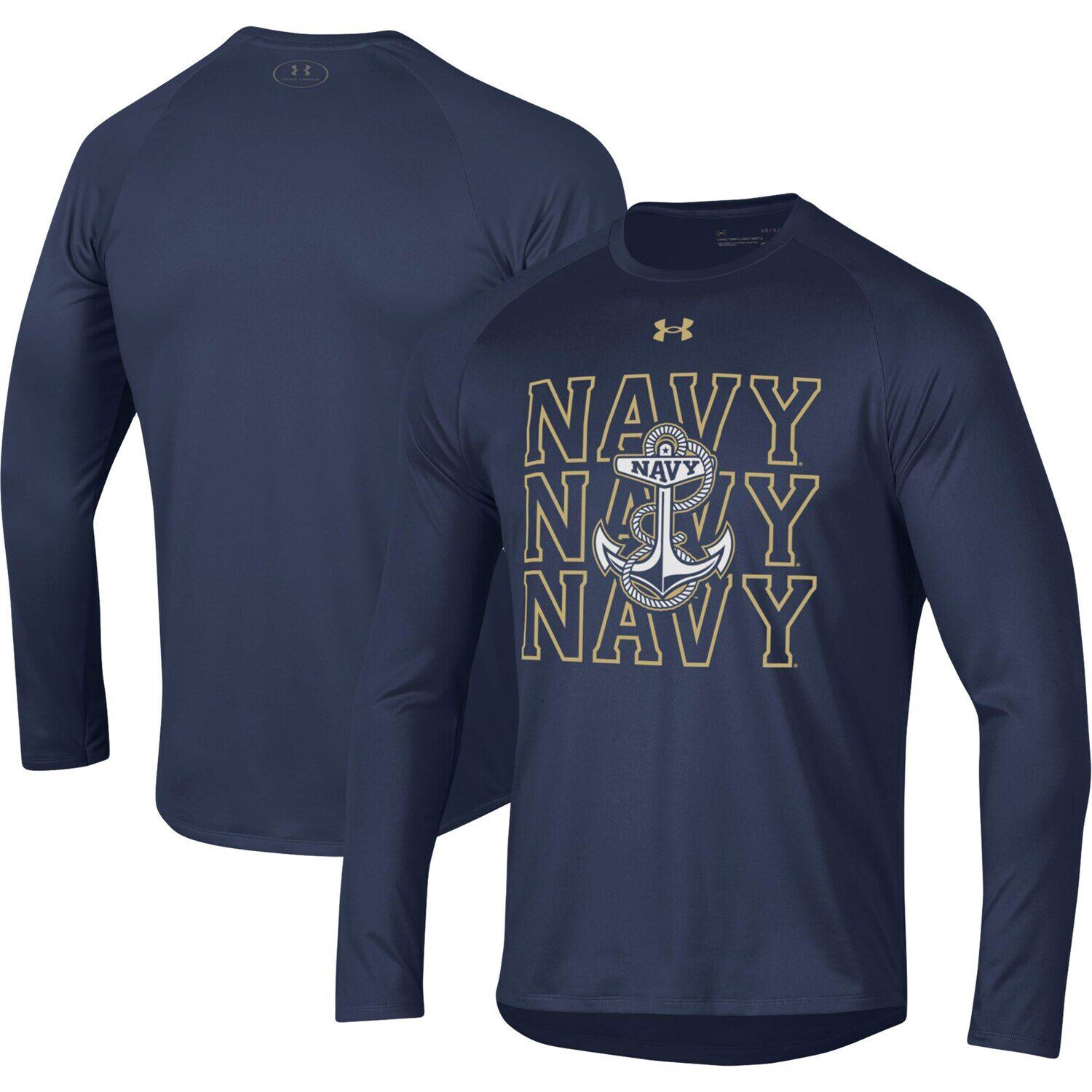 Мужская темно-синяя футболка Midshipmen 2023 Sideline Tech реглан с длинным рукавом Under Armour, Синий
Мужская темно-синяя футболка Midshipmen 2023 Sideline Tech реглан с длинным рукавом Under Armour, Синий