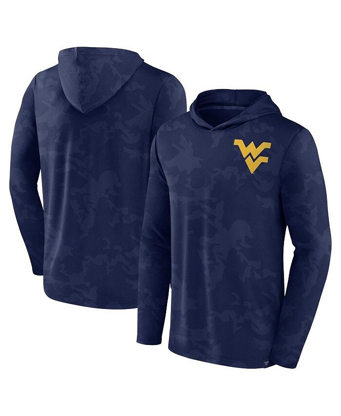 Мужская темно-синяя футболка с камуфляжным принтом West Virginia Mountaineers с капюшоном и длинным рукавом Fanatics, синий
Мужская темно-синяя футболка с камуфляжным принтом West Virginia Mountaineers с капюшоном и длинным рукавом Fanatics, синий
