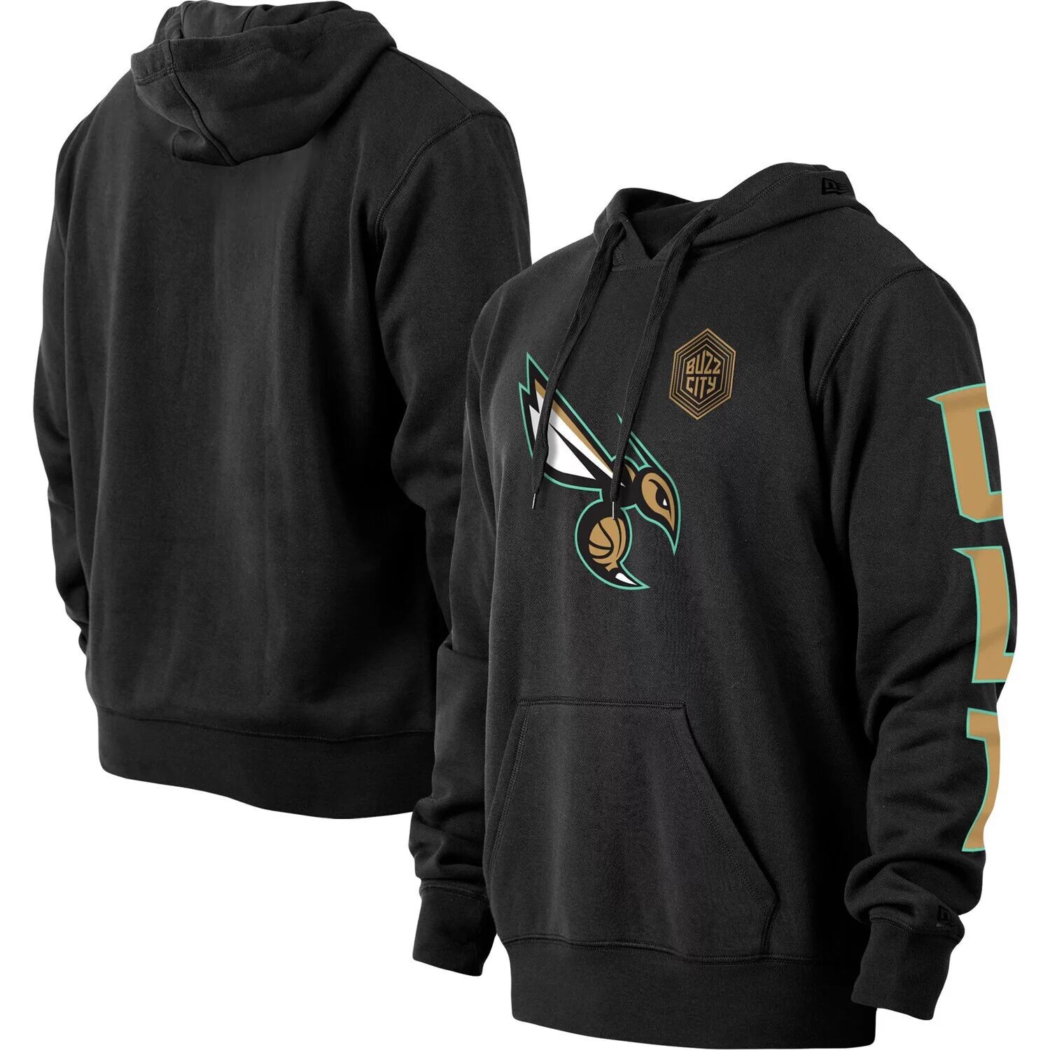 Мужской черный пуловер с капюшоном Charlotte Hornets 2022/23 City Edition New Era
Мужской черный пуловер с капюшоном Charlotte Hornets 2022/23 City Edition New Era