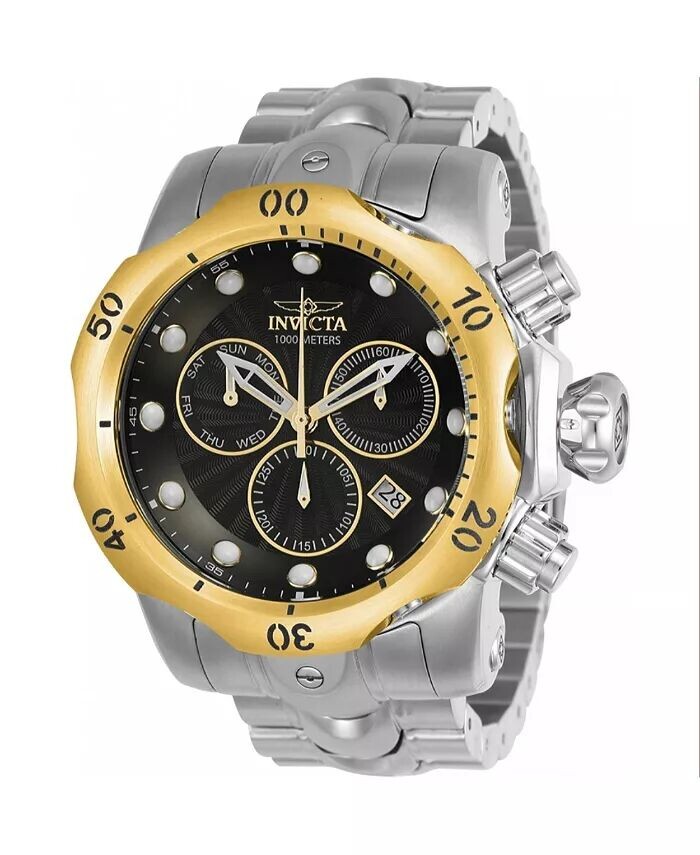 Мужские часы 23889 Venom Quartz Chronograph с черным циферблатом Invicta, черный
Мужские часы 23889 Venom Quartz Chronograph с черным циферблатом Invicta, черный