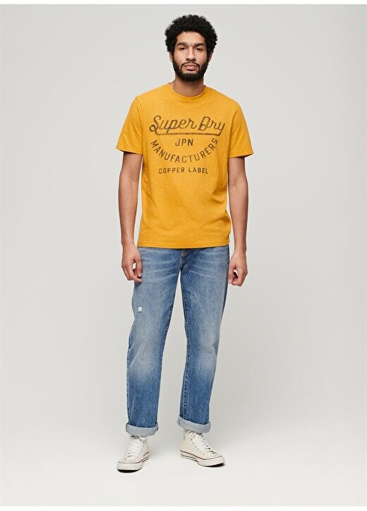 Желтая мужская футболка с круглым вырезом с принтом M1011905A2AO_COPPER LABEL SCRIPT TE Superdry
Желтая мужская футболка с круглым вырезом с принтом M1011905A2AO_COPPER LABEL SCRIPT TE Superdry