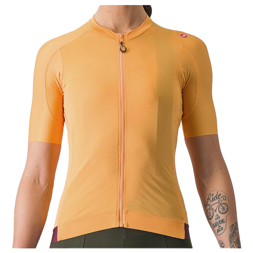 Велосипедный трикотаж Castelli Women's Espresso Jersey, цвет Soft Orange/Deep Bordeaux
Велосипедный трикотаж Castelli Women's Espresso Jersey, цвет Soft Orange/Deep Bordeaux