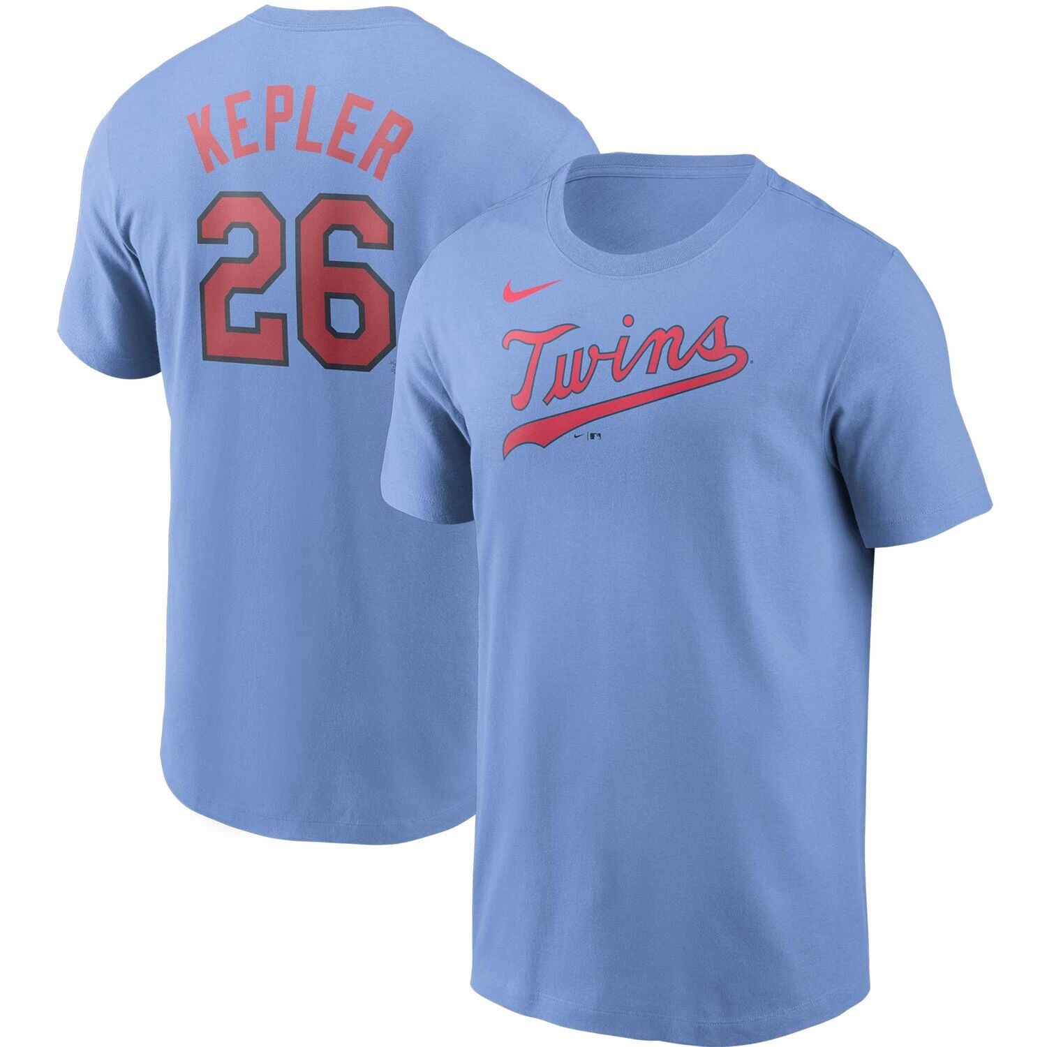 Мужская голубая футболка Max Kepler Minnesota Twins с именем и номером Nike, Синий
Мужская голубая футболка Max Kepler Minnesota Twins с именем и номером Nike, Синий