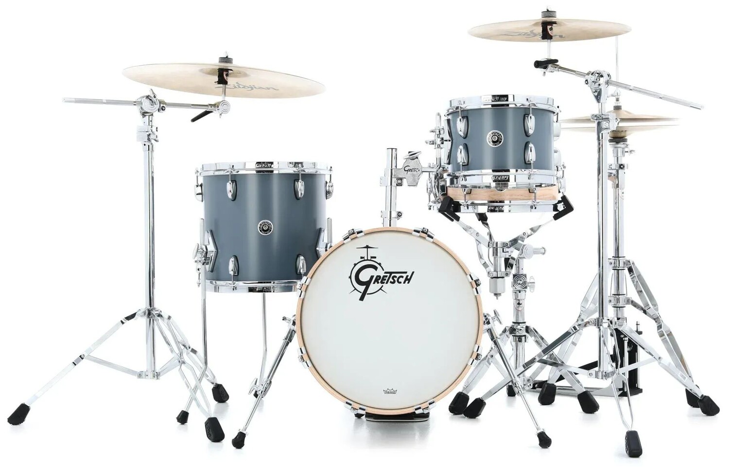 Gretsch Drums Brooklyn Micro GB-M264 Набор из 4 частей с малым барабаном - матовый серый
Gretsch Drums Brooklyn Micro GB-M264 Набор из 4 частей с малым барабаном - матовый серый