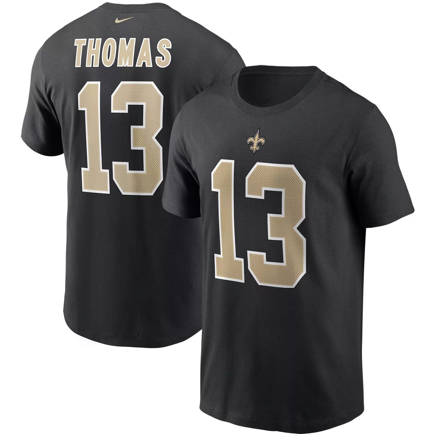 Мужская черная футболка Michael Thomas New Orleans Saints с именем и номером Nike, Черный
Мужская черная футболка Michael Thomas New Orleans Saints с именем и номером Nike, Черный