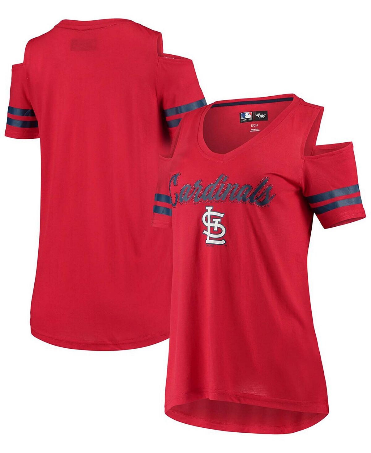 Красная женская футболка St. Louis Cardinals Extra Inning с открытыми плечами G-III 4Her by Carl Banks, красный
Красная женская футболка St. Louis Cardinals Extra Inning с открытыми плечами G-III 4Her by Carl Banks, красный