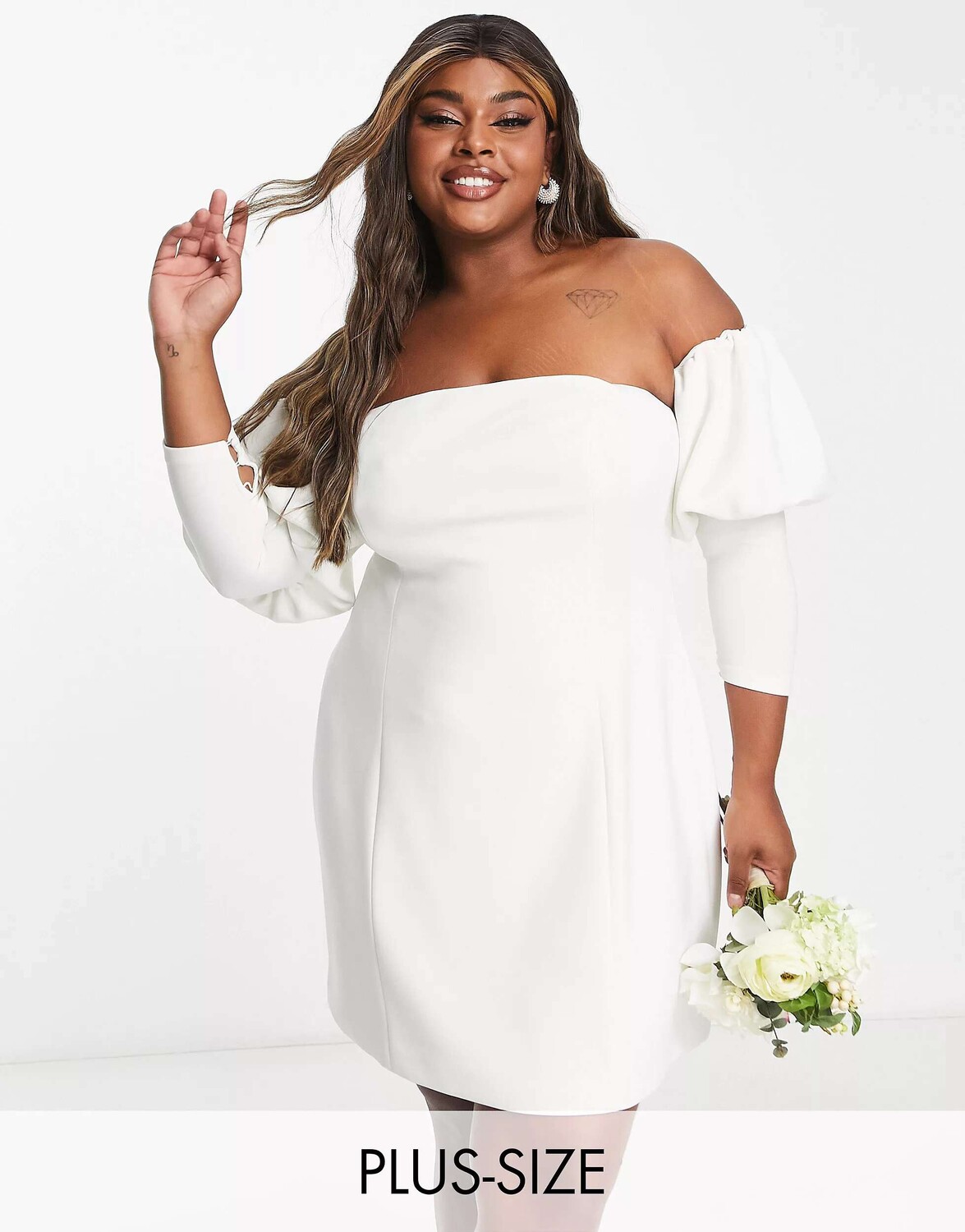 Платье цвета слоновой кости со структурированными рукавами-фонариками Forever New Curve Bridal
Платье цвета слоновой кости со структурированными рукавами-фонариками Forever New Curve Bridal