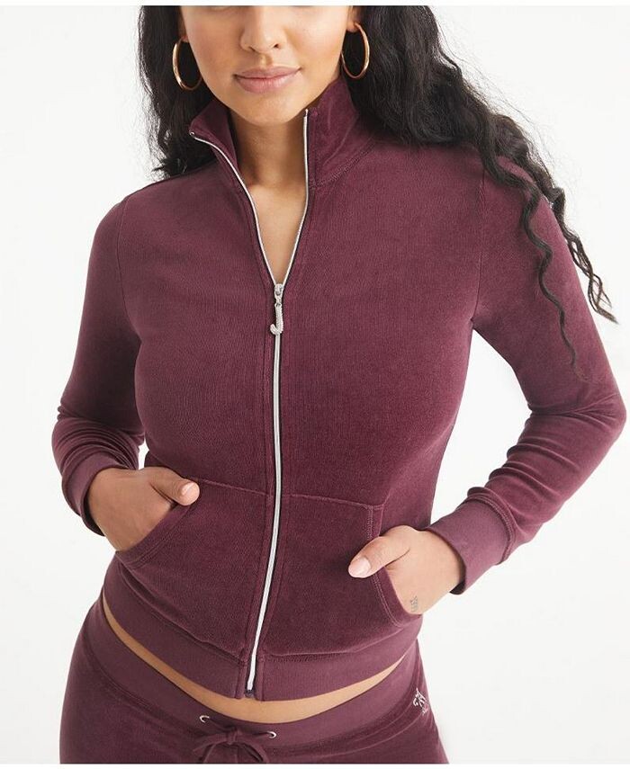 Женская спортивная куртка с воротником-стойкой Heritage Juicy Couture, фиолетовый
Женская спортивная куртка с воротником-стойкой Heritage Juicy Couture, фиолетовый