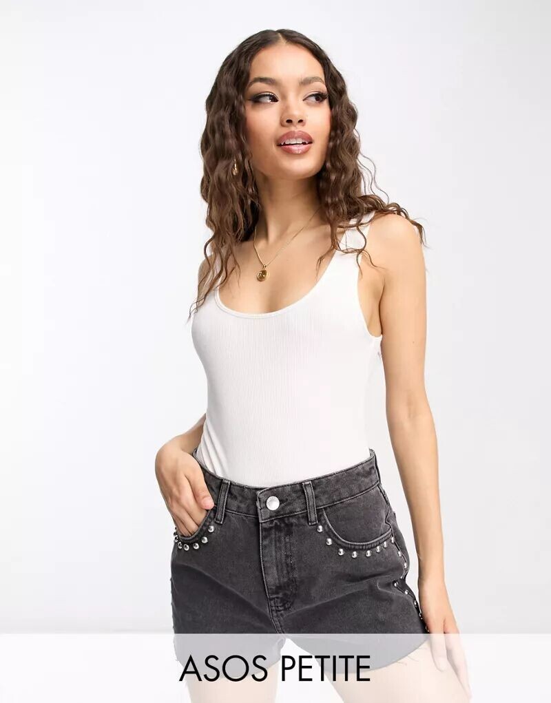 Белое боди в рубчик с овальным вырезом ASOS Design Petite, Коричневый, Белое боди в рубчик с овальным вырезом ASOS Design Petite
Белое боди в рубчик с овальным вырезом ASOS Design Petite, Коричневый, Белое боди в рубчик с овальным вырезом ASOS Design Petite