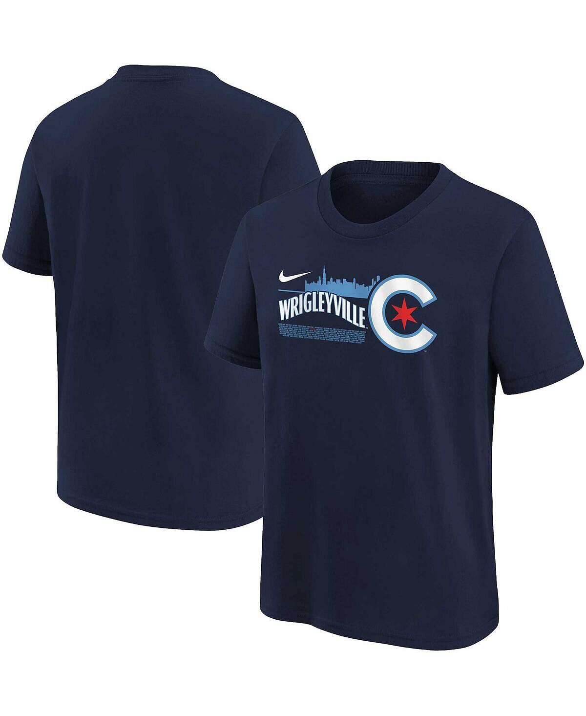 Темно-синяя футболка Big Boys Chicago Cubs City Connect с графическим рисунком Nike
Темно-синяя футболка Big Boys Chicago Cubs City Connect с графическим рисунком Nike