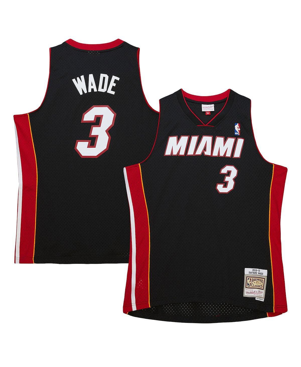 Мужская черная майка Dwyane Wade Miami Heat 2012-13 Hardwood Classics Swingman Mitchell & Ness
Мужская черная майка Dwyane Wade Miami Heat 2012-13 Hardwood Classics Swingman Mitchell & Ness