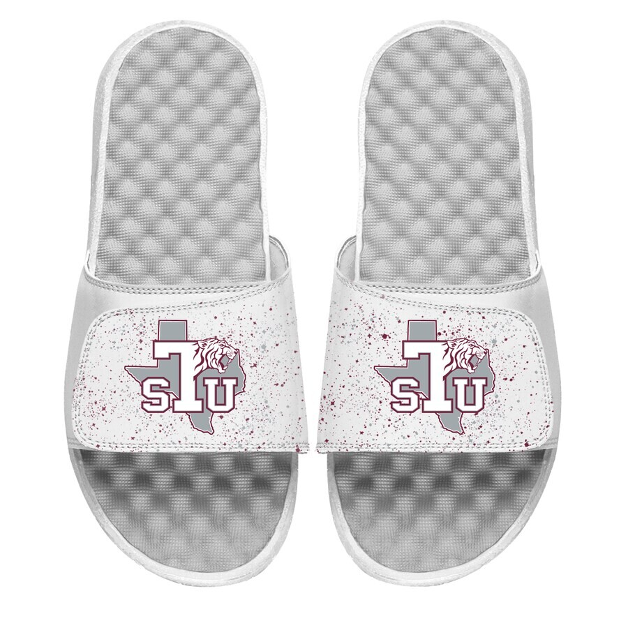 Шлепанцы ISlide Texas Southern Tigers, белый