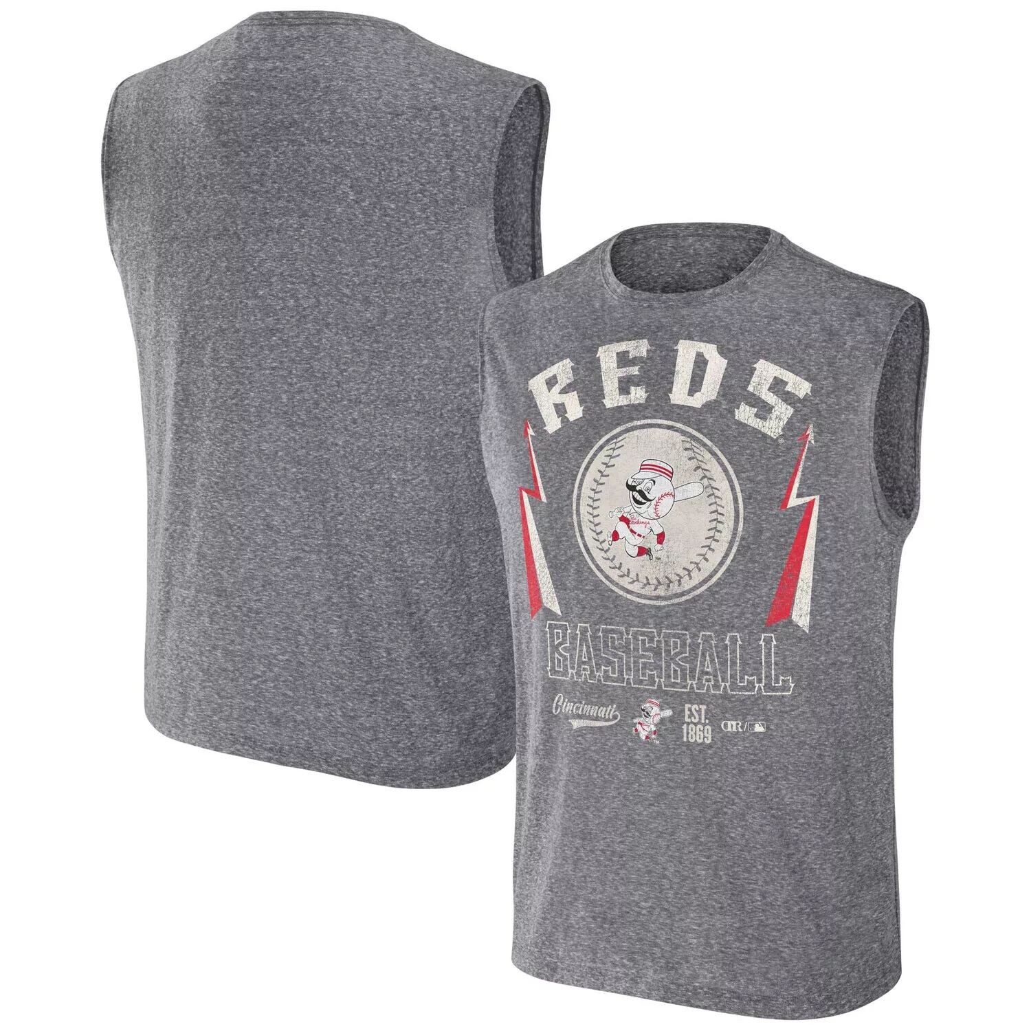Мужская майка Darius Rucker Collection от Fanatics Charcoal Cincinnati Reds Muscle Tank Top
Мужская майка Darius Rucker Collection от Fanatics Charcoal Cincinnati Reds Muscle Tank Top