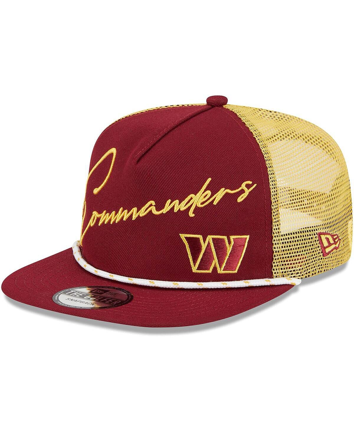 Мужская бордовая бейсболка Washington Commanders Script Logo Golfer 9FIFTY Snapback New Era
Мужская бордовая бейсболка Washington Commanders Script Logo Golfer 9FIFTY Snapback New Era