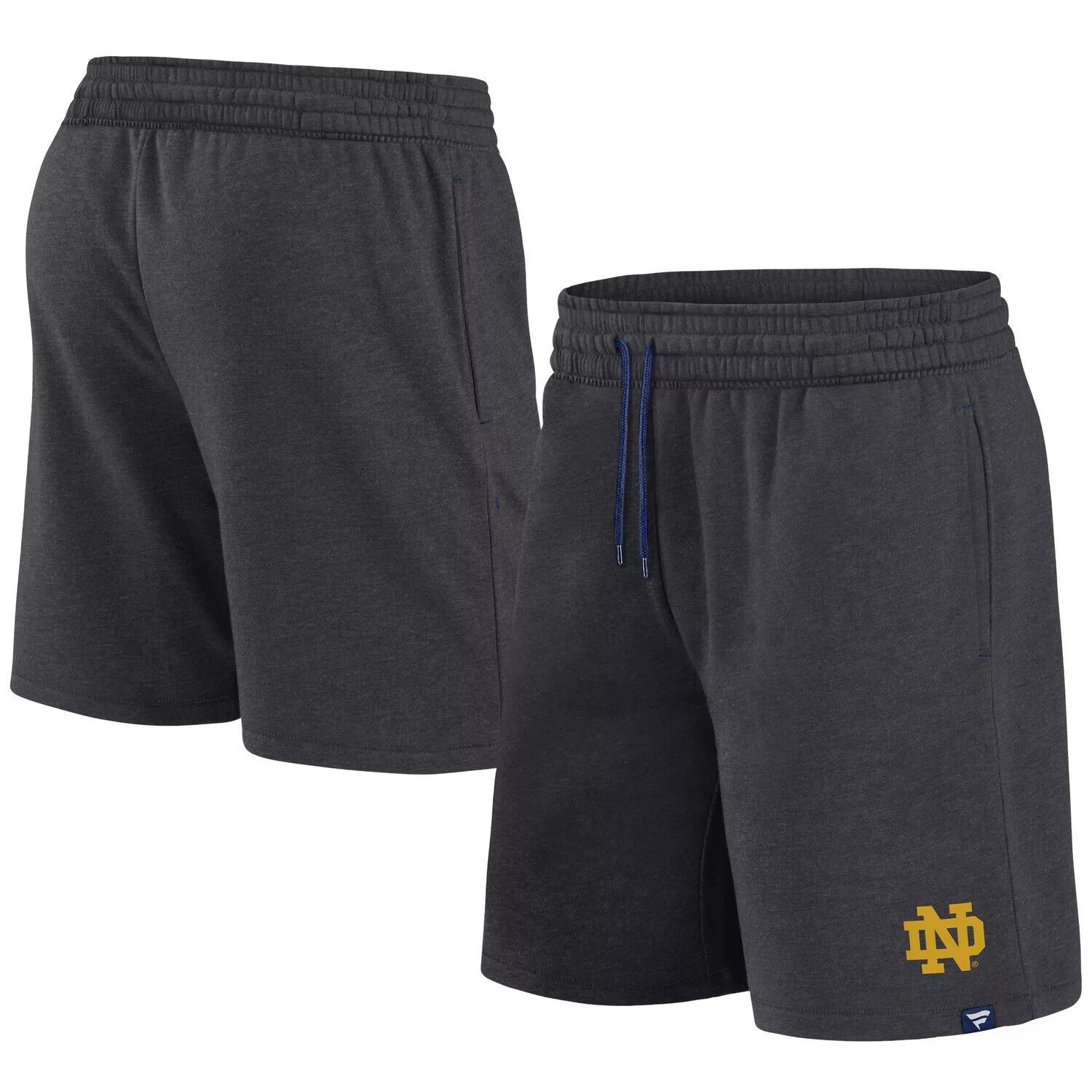 Мужские фирменные темно-серые шорты Notre Dame Fighting Irish Primary Logo Fanatics
Мужские фирменные темно-серые шорты Notre Dame Fighting Irish Primary Logo Fanatics