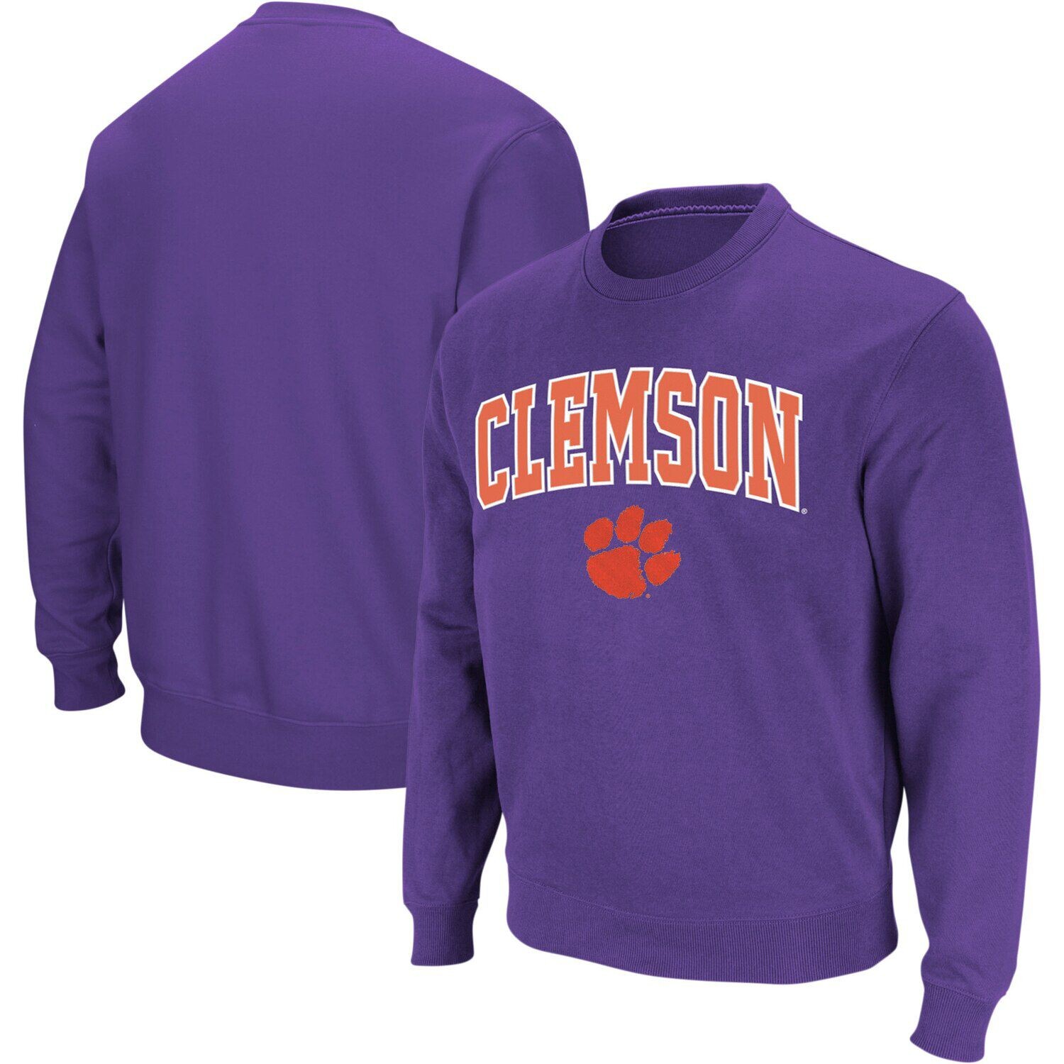 Мужской фиолетовый свитшот с круглым вырезом Clemson Tigers Arch & Logo Colosseum
Мужской фиолетовый свитшот с круглым вырезом Clemson Tigers Arch & Logo Colosseum
