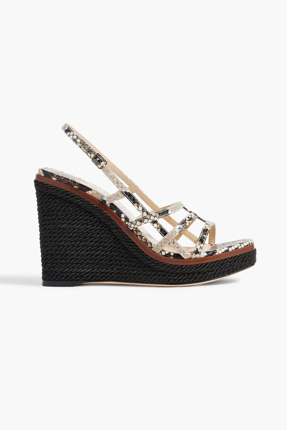 Босоножки Ariela 110 из кожи со змеиным эффектом на танкетке с пяткой на пятке JIMMY CHOO, животный принт
Босоножки Ariela 110 из кожи со змеиным эффектом на танкетке с пяткой на пятке JIMMY CHOO, животный принт