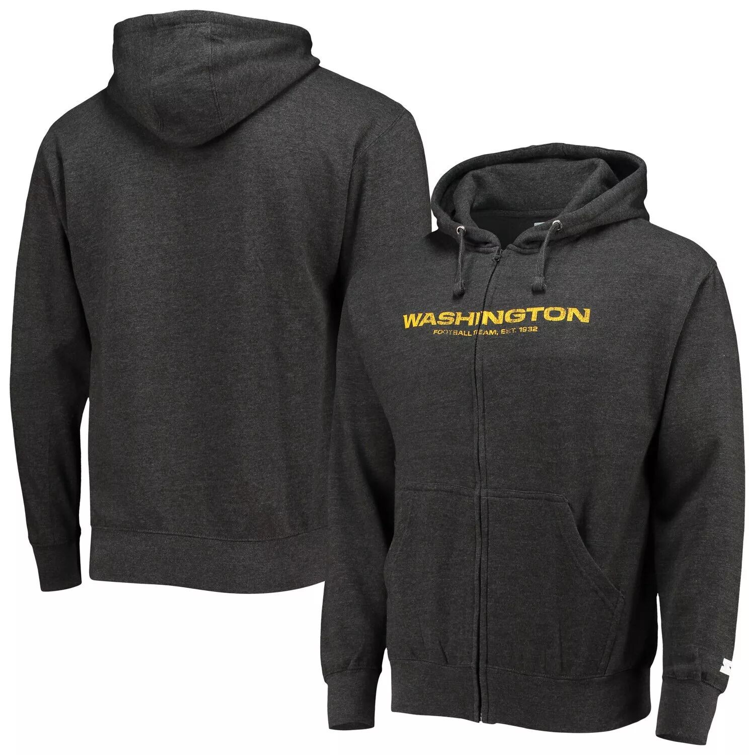 Мужская толстовка с молнией во всю длину и логотипом Sports by Carl Banks Charcoal Washington Football Team Primary Logo G-III
Мужская толстовка с молнией во всю длину и логотипом Sports by Carl Banks Charcoal Washington Football Team Primary Logo G-III