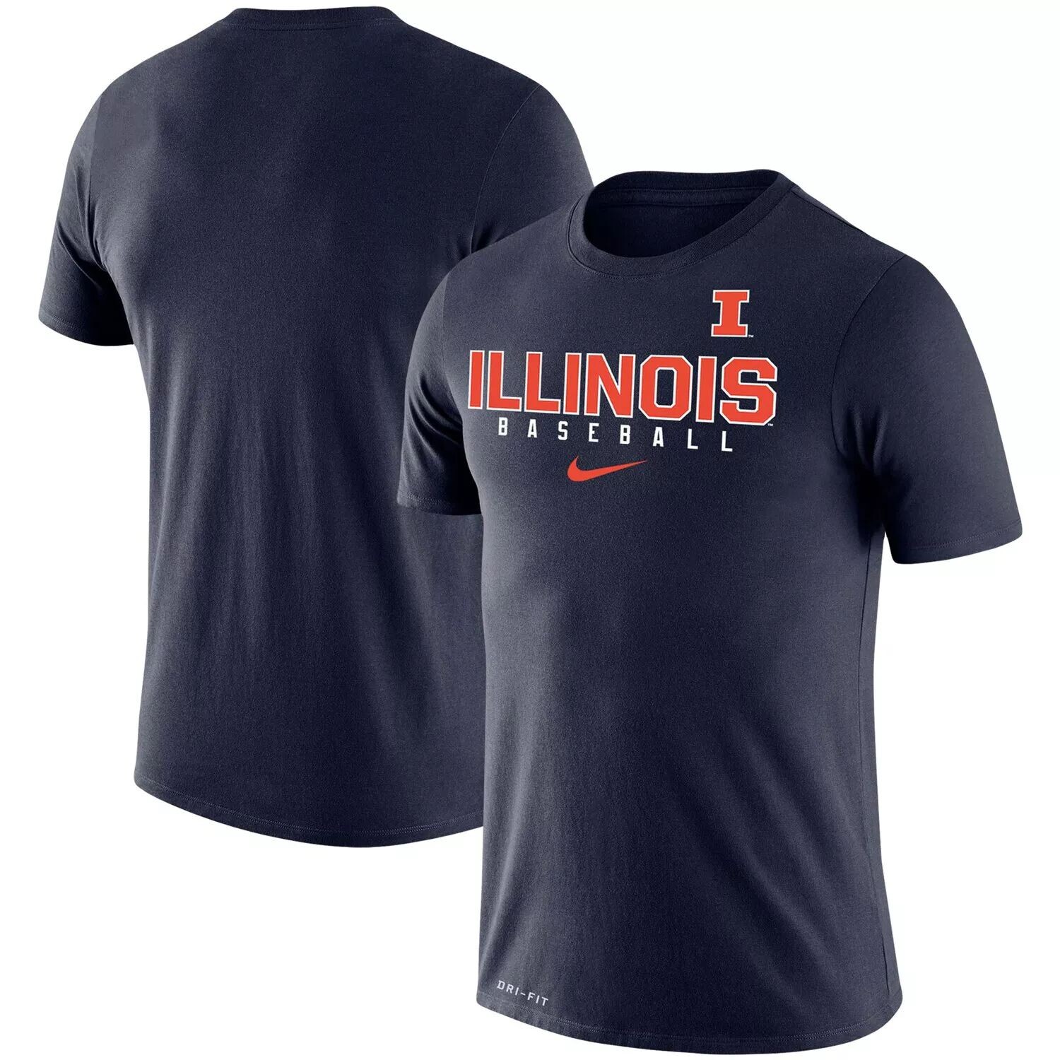 Мужская темно-синяя футболка Illinois Fighting Illini Baseball Legend Performance Nike, Синий
Мужская темно-синяя футболка Illinois Fighting Illini Baseball Legend Performance Nike, Синий