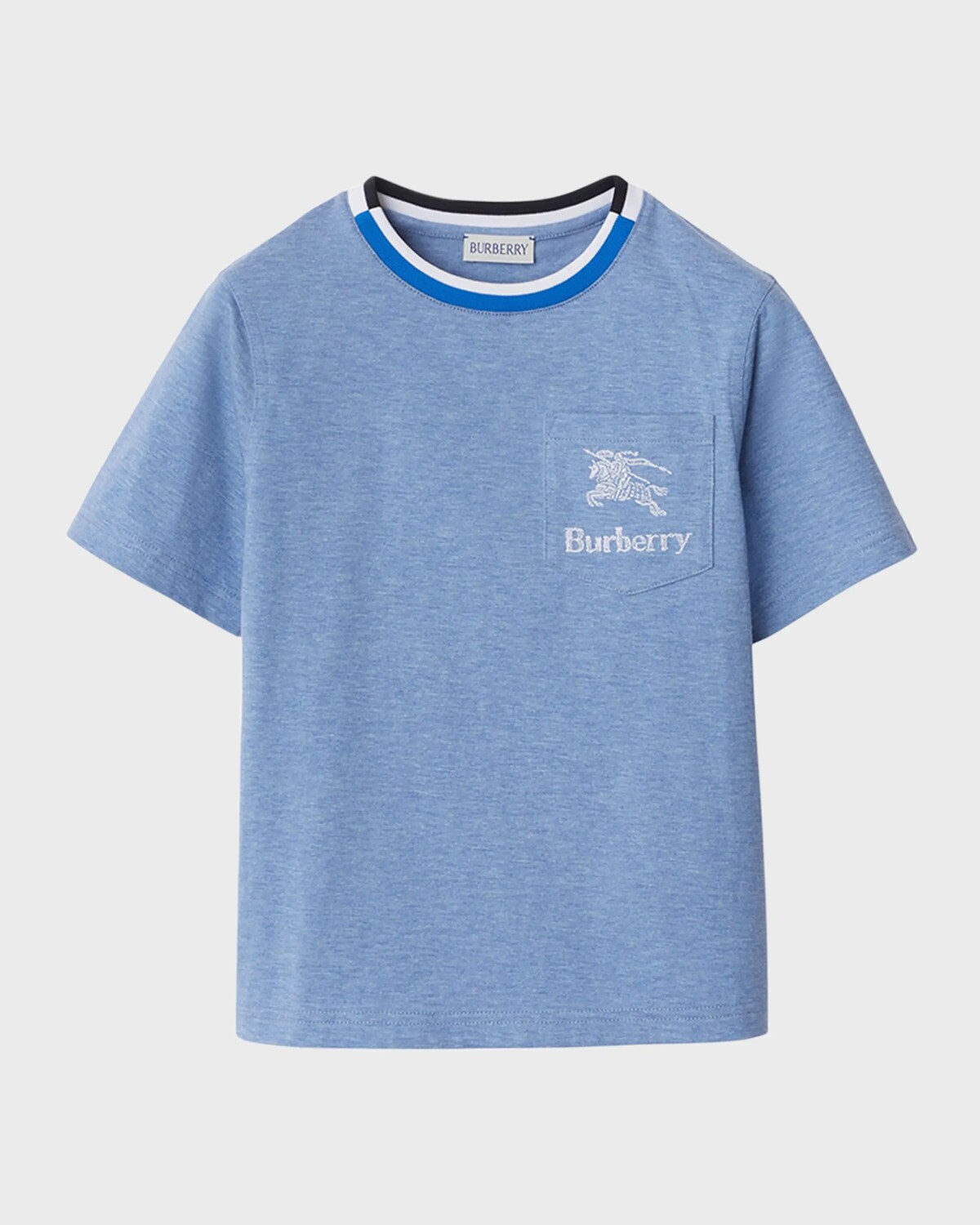 Футболка с короткими рукавами Cedar EKD для мальчиков Burberry, цвет Light Blue Melange
Футболка с короткими рукавами Cedar EKD для мальчиков Burberry, цвет Light Blue Melange