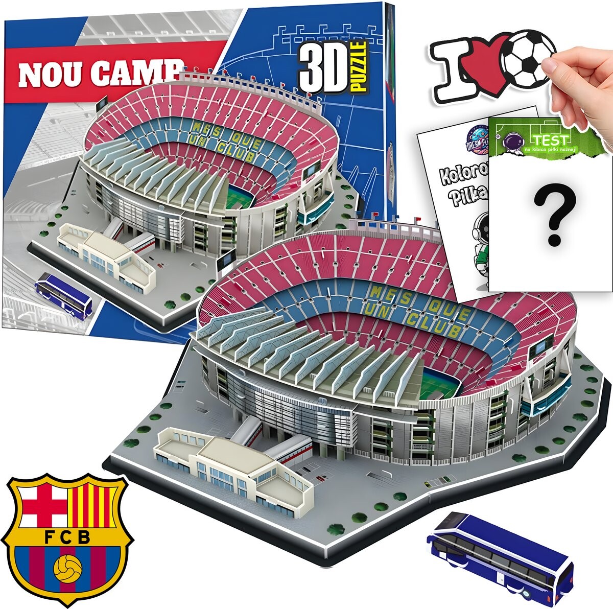 БОЛЬШОЙ футбольный стадион FC BARCELONA CAMP NOU PUZZLE 3D BARCA / DreamPlanet Inna marka
БОЛЬШОЙ футбольный стадион FC BARCELONA CAMP NOU PUZZLE 3D BARCA / DreamPlanet Inna marka