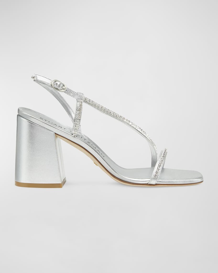Сандалии с ремешком на пятке Soiree с эффектом металлик и кристаллами Stuart Weitzman
Сандалии с ремешком на пятке Soiree с эффектом металлик и кристаллами Stuart Weitzman