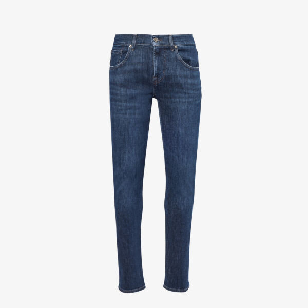 Джинсы Slimmy Tapered из эластичного денима узкого кроя со средней посадкой 7 For All Mankind, синий
Джинсы Slimmy Tapered из эластичного денима узкого кроя со средней посадкой 7 For All Mankind, синий