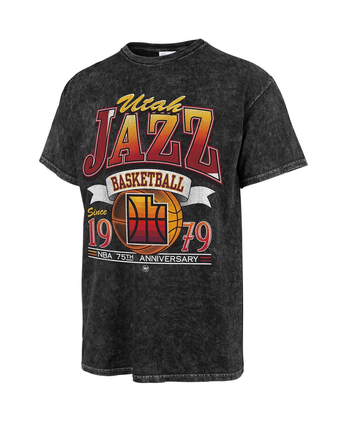 Мужская черная трубчатая футболка в винтажном стиле '47 Utah Jazz 75th Anniversary City Edition Mineral Wash '47 Brand, Черный
Мужская черная трубчатая футболка в винтажном стиле '47 Utah Jazz 75th Anniversary City Edition Mineral Wash '47 Brand, Черный