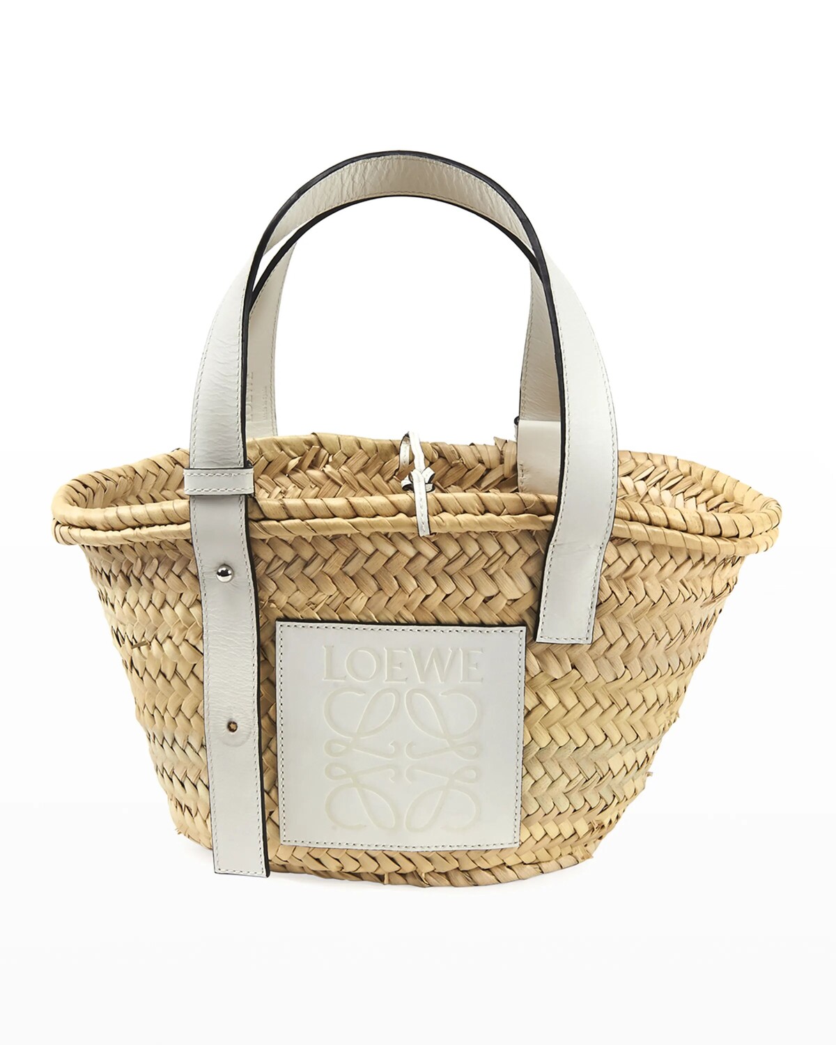 Маленькая сумка Basket Basket из коллаборации с Paula’s Ibiza из пальмового листа с кожаными ручками Loewe, белый
Маленькая сумка Basket Basket из коллаборации с Paula’s Ibiza из пальмового листа с кожаными ручками Loewe, белый