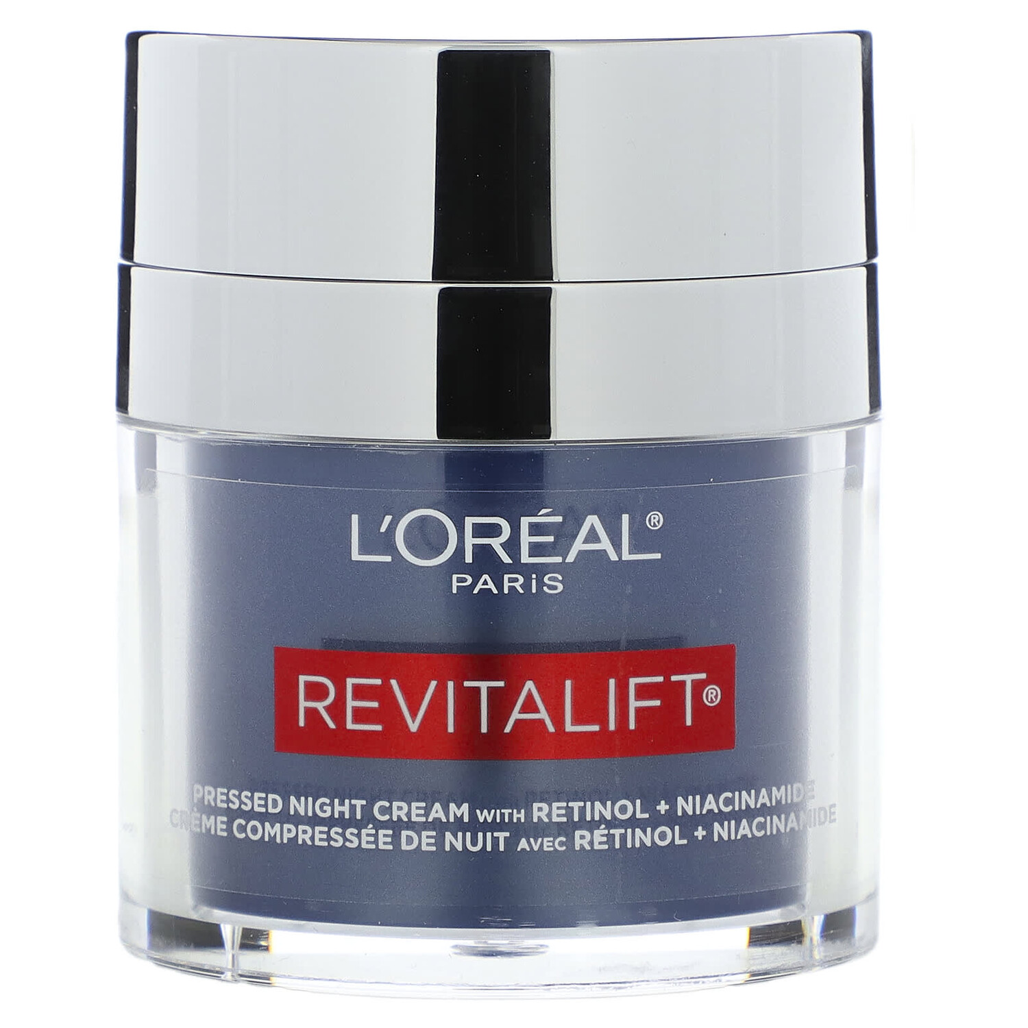 Revitalift, ночной крем с ретинолом и ниацинамидом, без отдушек, 48 г (1,7 унции), L'Oréal
Revitalift, ночной крем с ретинолом и ниацинамидом, без отдушек, 48 г (1,7 унции), L'Oréal