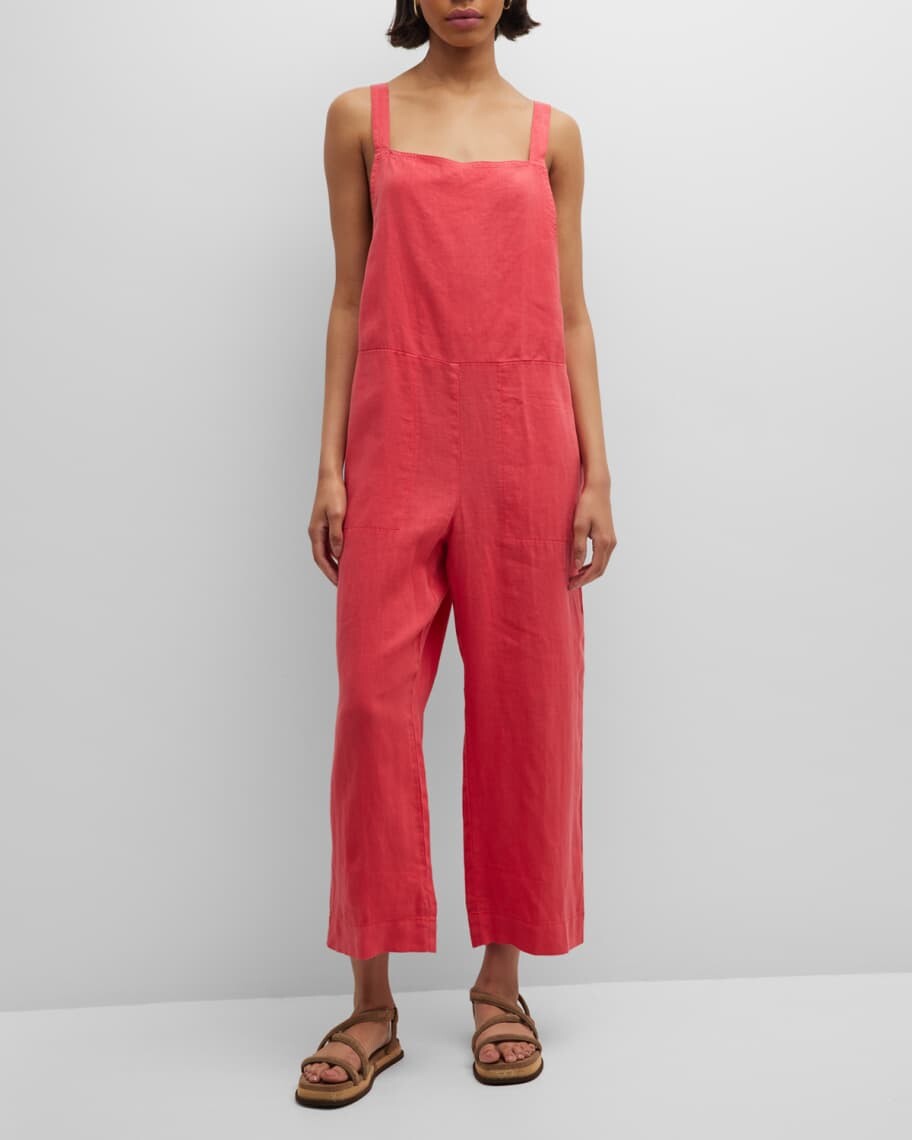 Льняной комбинезон с квадратным вырезом, окрашенный в готовом виде Eileen Fisher
Льняной комбинезон с квадратным вырезом, окрашенный в готовом виде Eileen Fisher