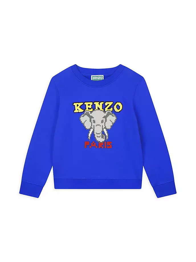 Толстовка с круглым вырезом с цифровым логотипом Little Boy's & Boy's Kenzo, синий
Толстовка с круглым вырезом с цифровым логотипом Little Boy's & Boy's Kenzo, синий