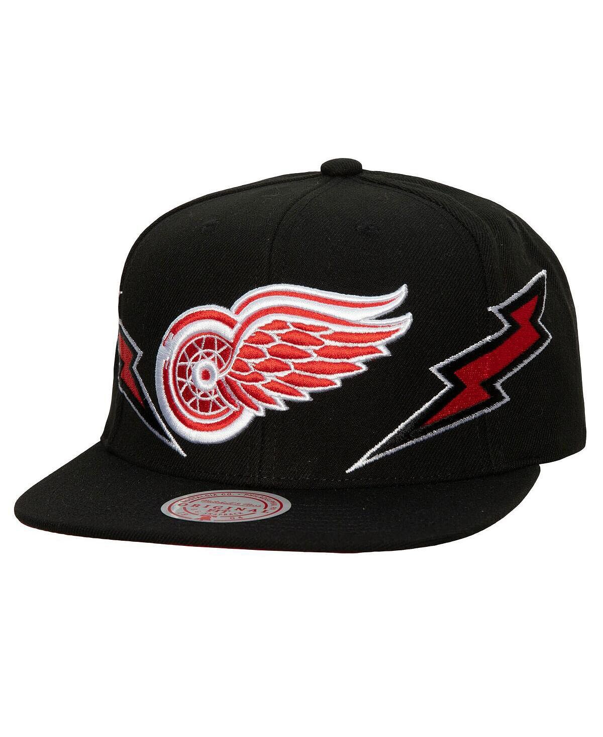 Черная мужская кепка Detroit Red Wings Double Trouble Lightning Snapback Mitchell & Ness
Черная мужская кепка Detroit Red Wings Double Trouble Lightning Snapback Mitchell & Ness