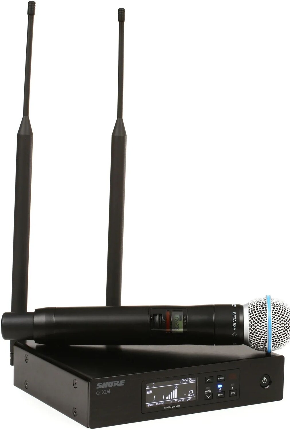 Цифровая беспроводная портативная микрофонная система Shure QLXD24/B58 — диапазон V50
Цифровая беспроводная портативная микрофонная система Shure QLXD24/B58 — диапазон V50