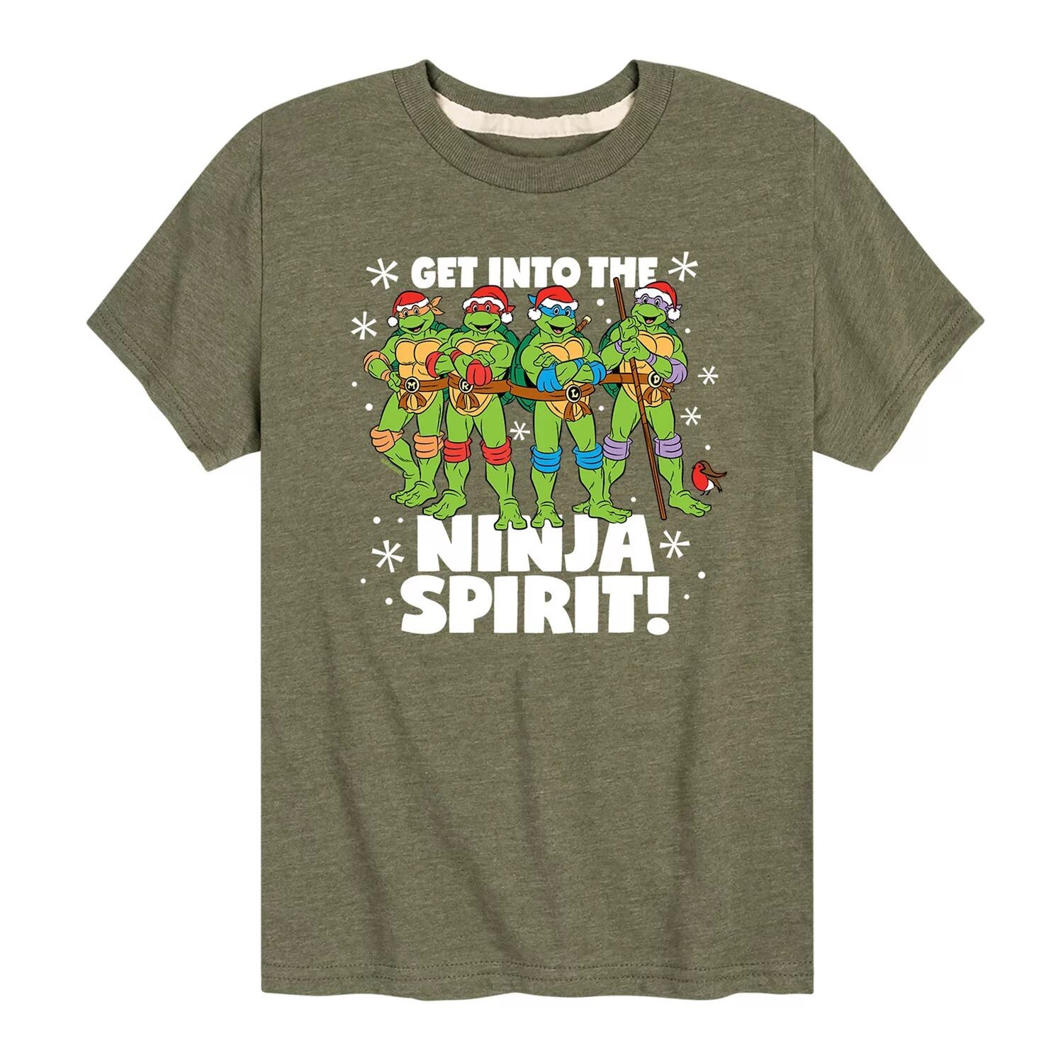 Футболка с рисунком TMNT Into The Ninja Spirit для мальчиков 8–20 лет Licensed Character, зеленый
Футболка с рисунком TMNT Into The Ninja Spirit для мальчиков 8–20 лет Licensed Character, зеленый