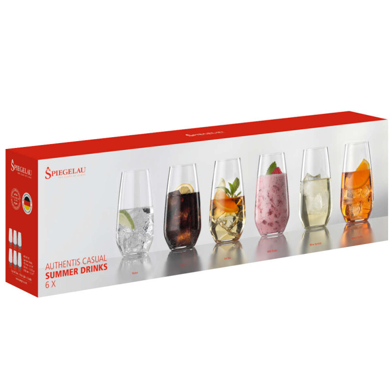 Authentis Casual Universal Cup - Summerdrinks Набор из 6 стаканов 0,55 л Spiegelau, прозрачный
Authentis Casual Universal Cup - Summerdrinks Набор из 6 стаканов 0,55 л Spiegelau, прозрачный
