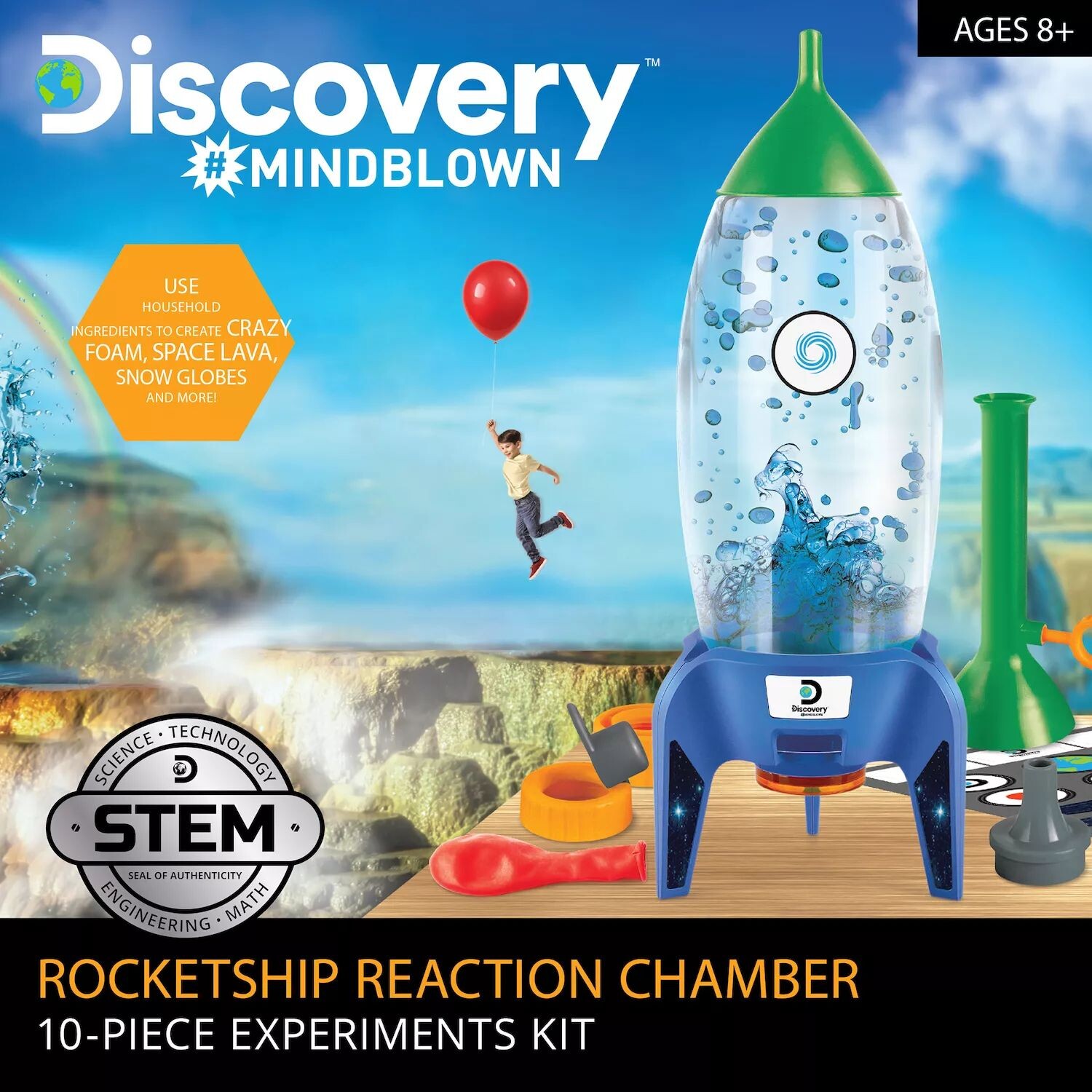 Набор из 10 реакционных камер для ракетного корабля Discovery Mindblown STEM Discovery Mindblown
Набор из 10 реакционных камер для ракетного корабля Discovery Mindblown STEM Discovery Mindblown