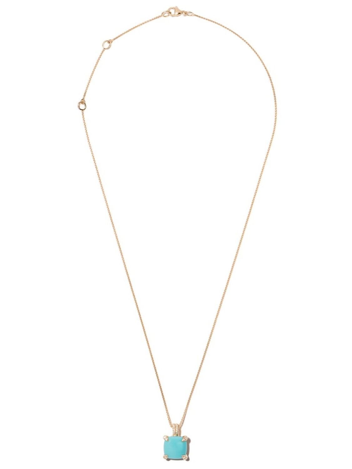 Ожерелье Châtelaine из желтого золота 18 карат с бирюзой и бриллиантами David Yurman, золотой
Ожерелье Châtelaine из желтого золота 18 карат с бирюзой и бриллиантами David Yurman, золотой