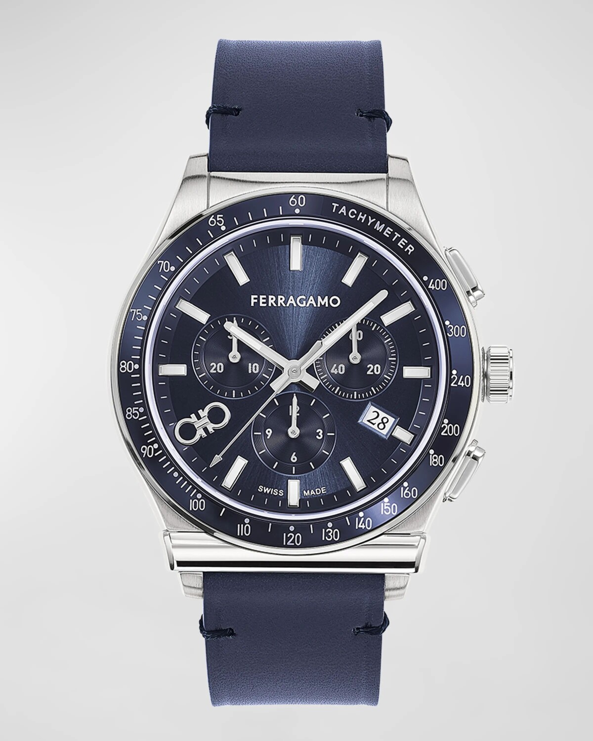 Мужские часы Ferragamo 1927 Chrono с кожаным ремешком, 42 мм, синие, цвет Stainless Steel
Мужские часы Ferragamo 1927 Chrono с кожаным ремешком, 42 мм, синие, цвет Stainless Steel