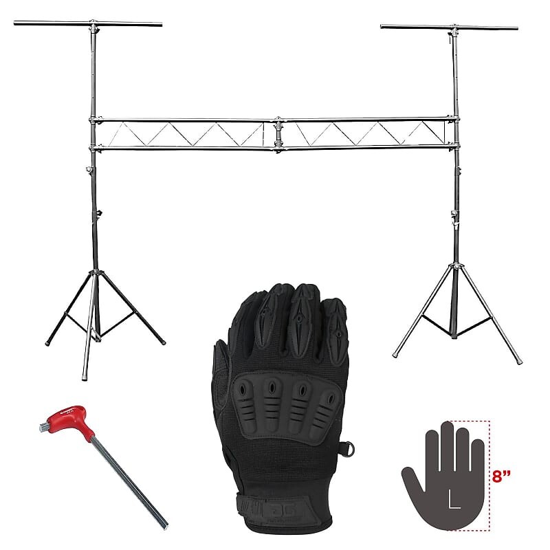 Система освещения ProX ProX T-LS31M 10FT Mobile DJ Lighting Truss System + Black Gloves + Truss Key
Система освещения ProX ProX T-LS31M 10FT Mobile DJ Lighting Truss System + Black Gloves + Truss Key