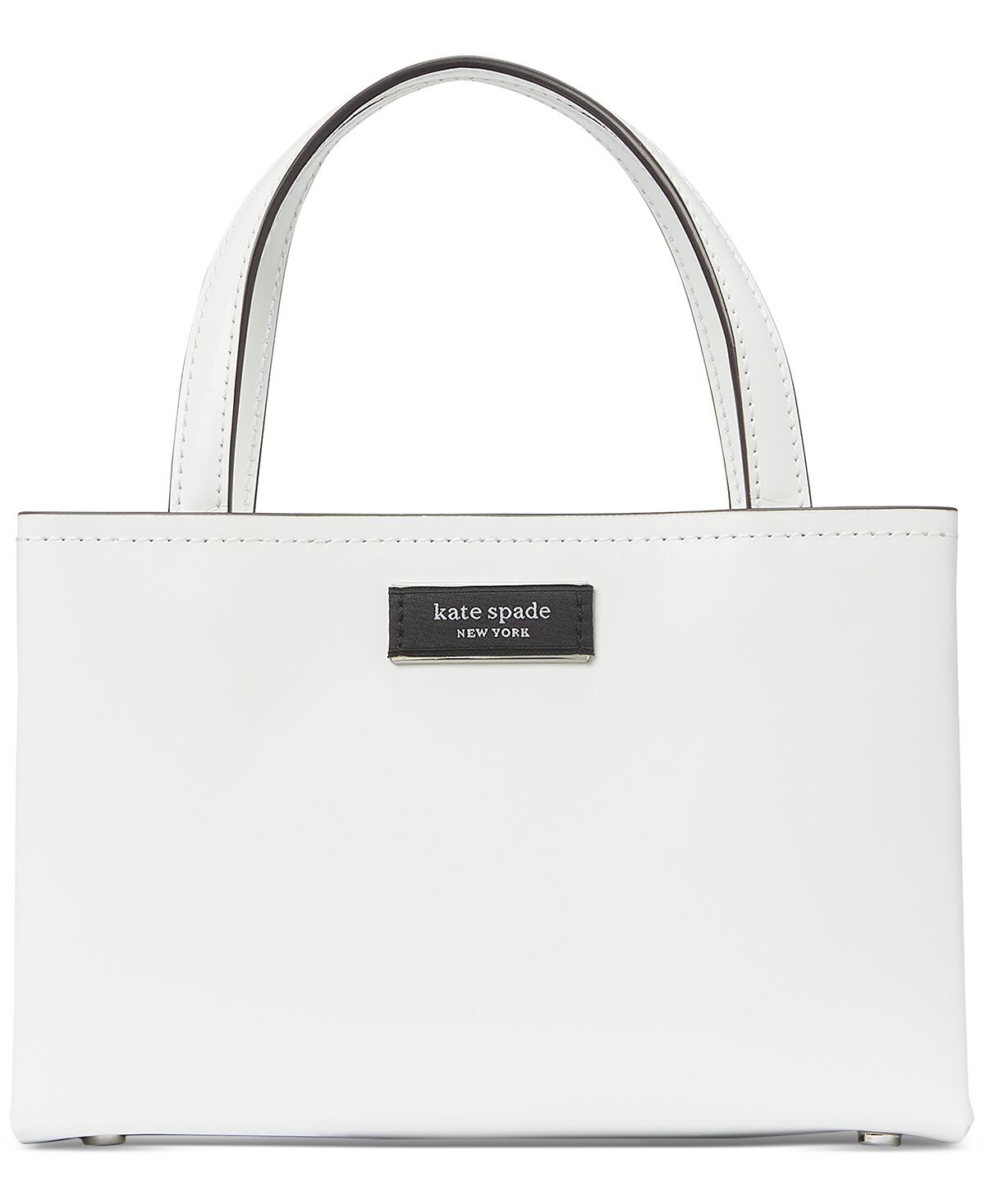 Кожаная мини-тоут с короткими ручками Sam Icon Spazzolato kate spade new york, белый
Кожаная мини-тоут с короткими ручками Sam Icon Spazzolato kate spade new york, белый