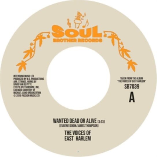 Виниловая пластинка The Voices of East Harlem - Wanted Dead Or Alive/Can You Feel It
Виниловая пластинка The Voices of East Harlem - Wanted Dead Or Alive/Can You Feel It