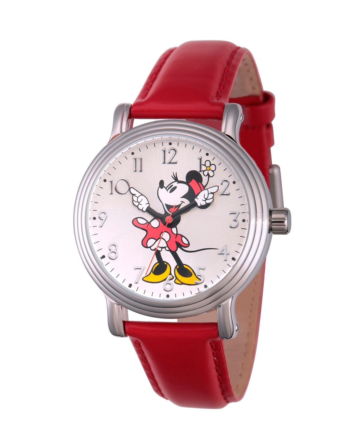 Женские серебряные винтажные часы из сплава Disney Minnie Mouse ewatchfactory, красный
Женские серебряные винтажные часы из сплава Disney Minnie Mouse ewatchfactory, красный
