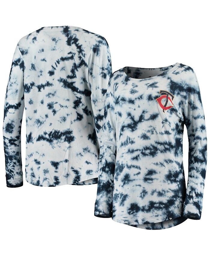 Женская темно-синяя футболка с длинными рукавами Minnesota Twins Tie Dye New Era, синий
Женская темно-синяя футболка с длинными рукавами Minnesota Twins Tie Dye New Era, синий