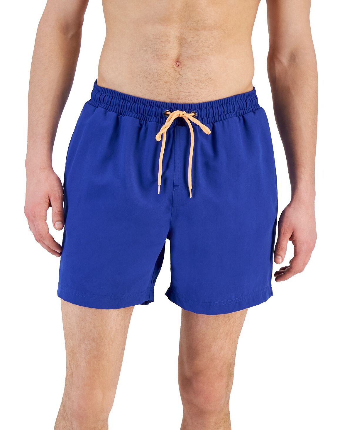 Мужские быстросохнущие однотонные плавки шириной 5 дюймов Club Room 
Мужские быстросохнущие однотонные плавки шириной 5 дюймов Club Room