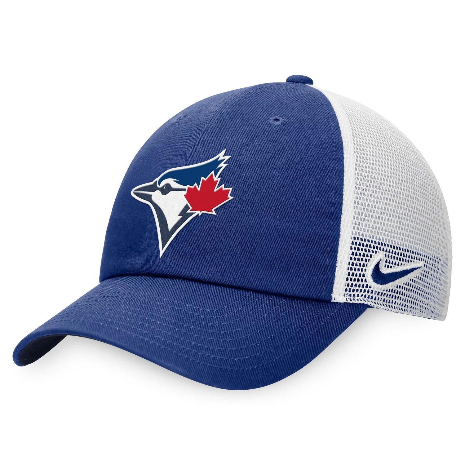 Мужская регулируемая кепка дальнобойщика Nike Royal/белая Toronto Blue Jays Heritage86
Мужская регулируемая кепка дальнобойщика Nike Royal/белая Toronto Blue Jays Heritage86
