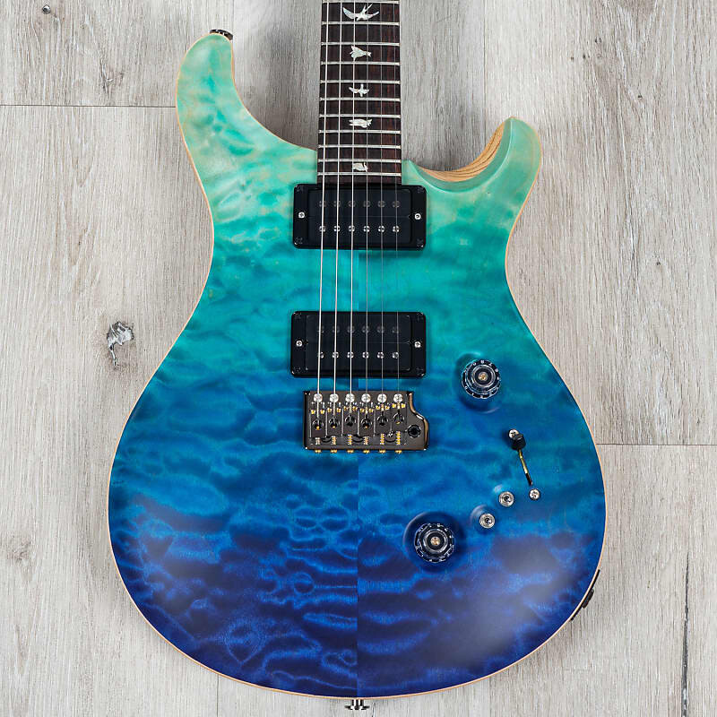 Электрогитара PRS Paul Reed Smith Wood Library Custom 24-08 Guitar, Satin Blue Fade, Brazilian
Электрогитара PRS Paul Reed Smith Wood Library Custom 24-08 Guitar, Satin Blue Fade, Brazilian