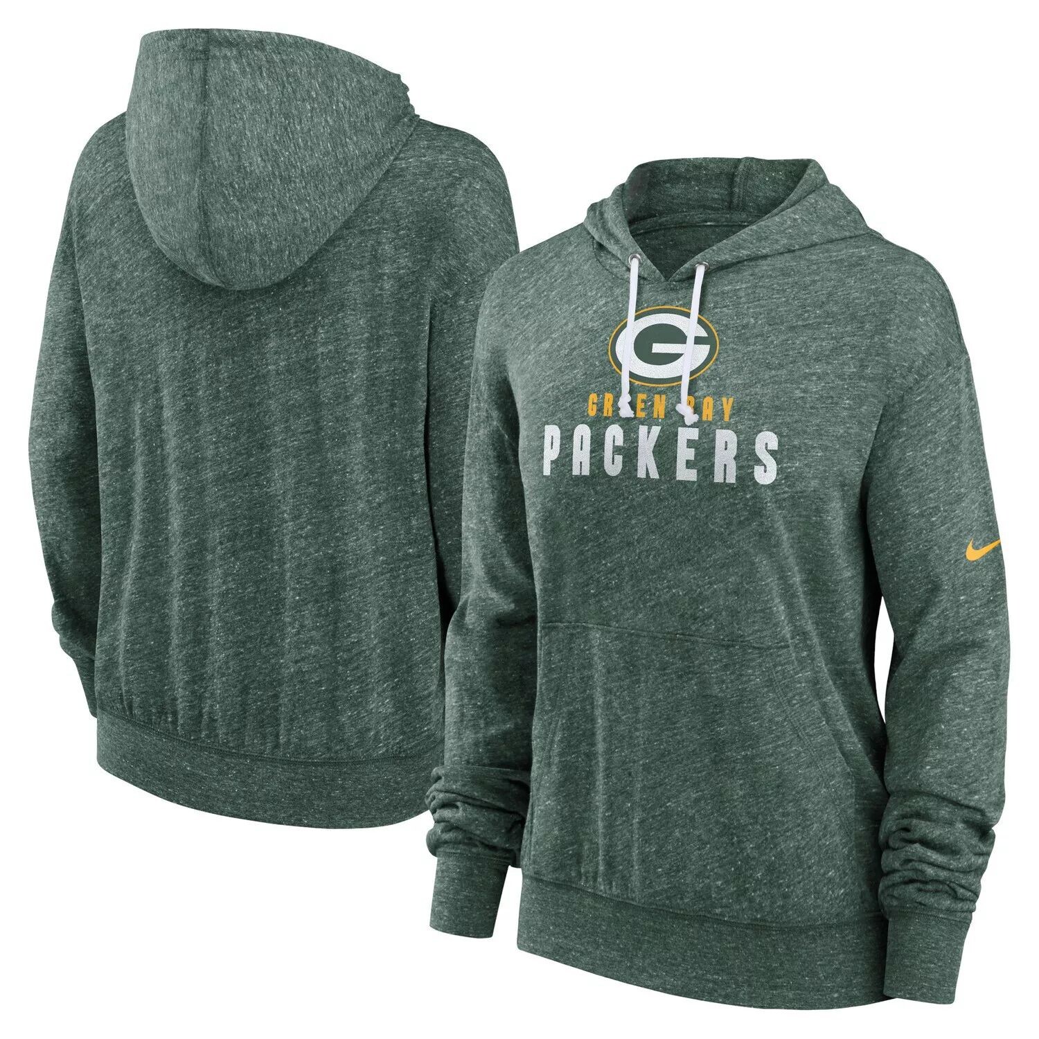 Женский винтажный пуловер с капюшоном Nike Green Green Bay Packers Gym Nike, Серый
Женский винтажный пуловер с капюшоном Nike Green Green Bay Packers Gym Nike, Серый