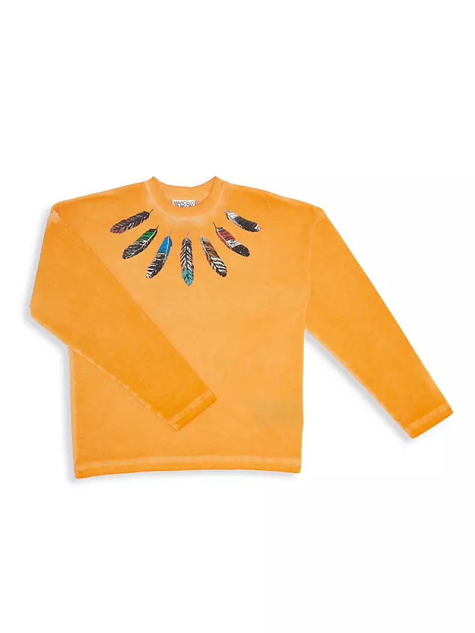 Футболка с длинными рукавами Little Boy's & Boy's Feathers Marcelo Burlon, мультиколор
Футболка с длинными рукавами Little Boy's & Boy's Feathers Marcelo Burlon, мультиколор