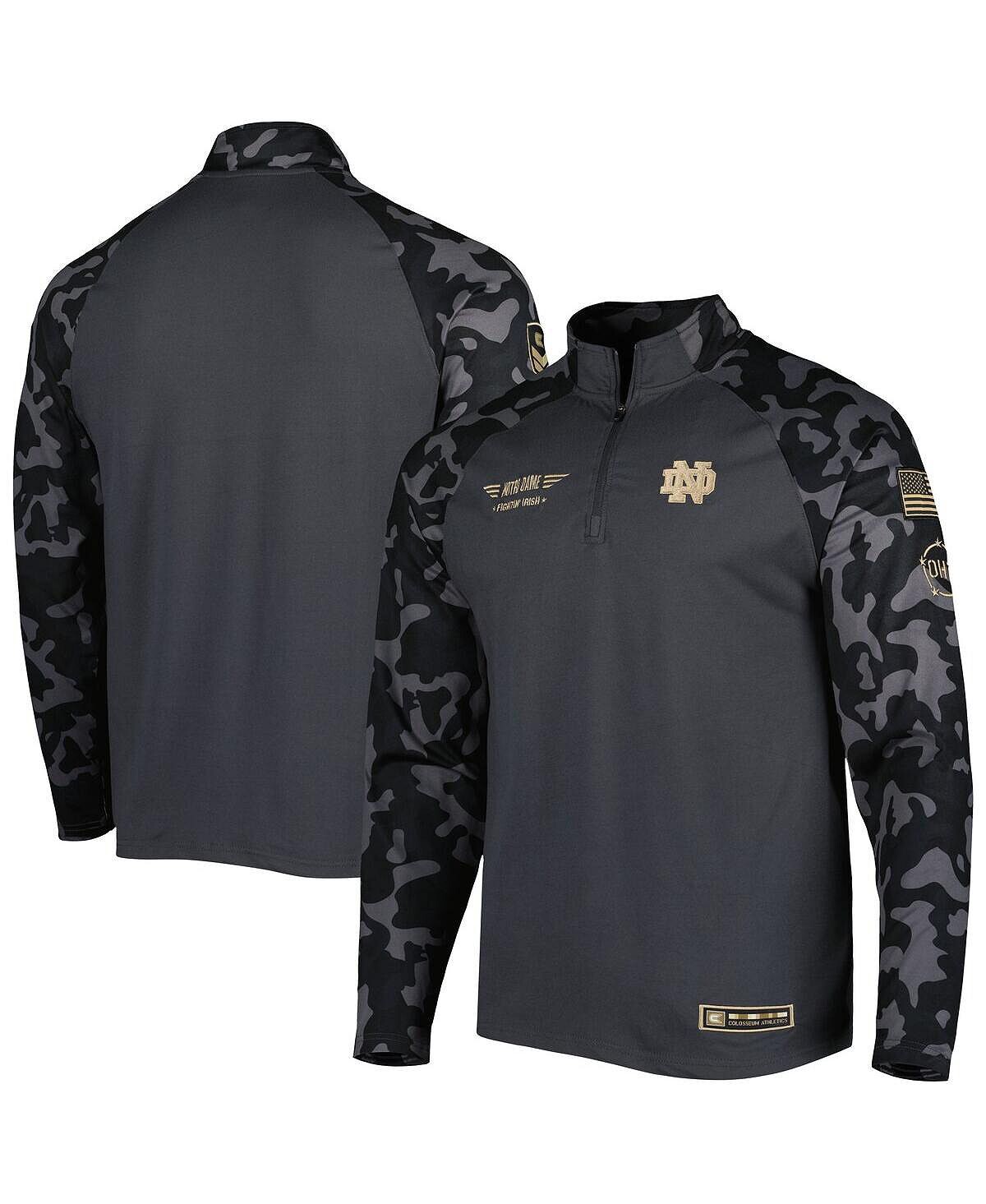 Мужская темно-серая куртка Notre Dame Fighting Irish OHT в военном стиле, куртка длинного реглан с молнией на четверть Colosseum, Серый
Мужская темно-серая куртка Notre Dame Fighting Irish OHT в военном стиле, куртка длинного реглан с молнией на четверть Colosseum, Серый
